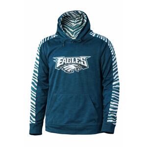 Philadelphia Eagles NFL Team Apparel Hoodie XL Green Pullover Hooded Sweatshirt